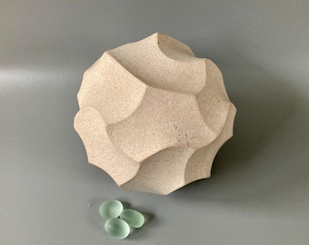 stone sculpture, pebble art, sculpture, contemporary art, decorative object, art piece