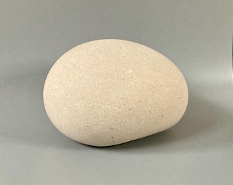 stone sculpture, pebble art, sculpture, contemporary art, decorative object, art piece