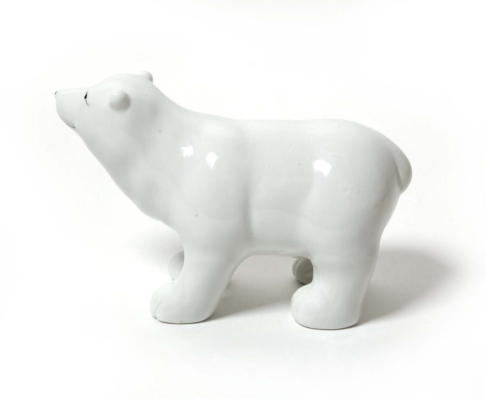Porcelain figurine Polar bear . Europe. Etsy