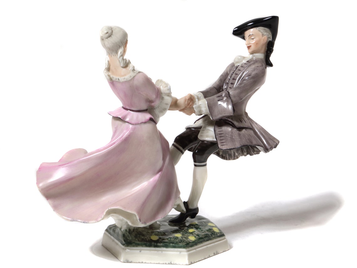 Porcelain figurine Dancing couple. Denmark Etsy