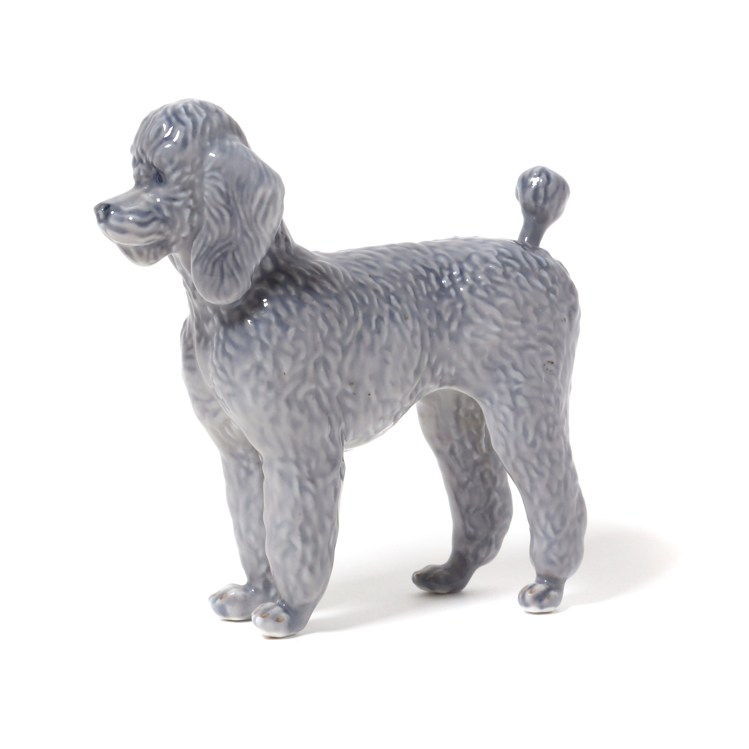 Porcelain figurine Poodle. Denmark Copenhagen Etsy