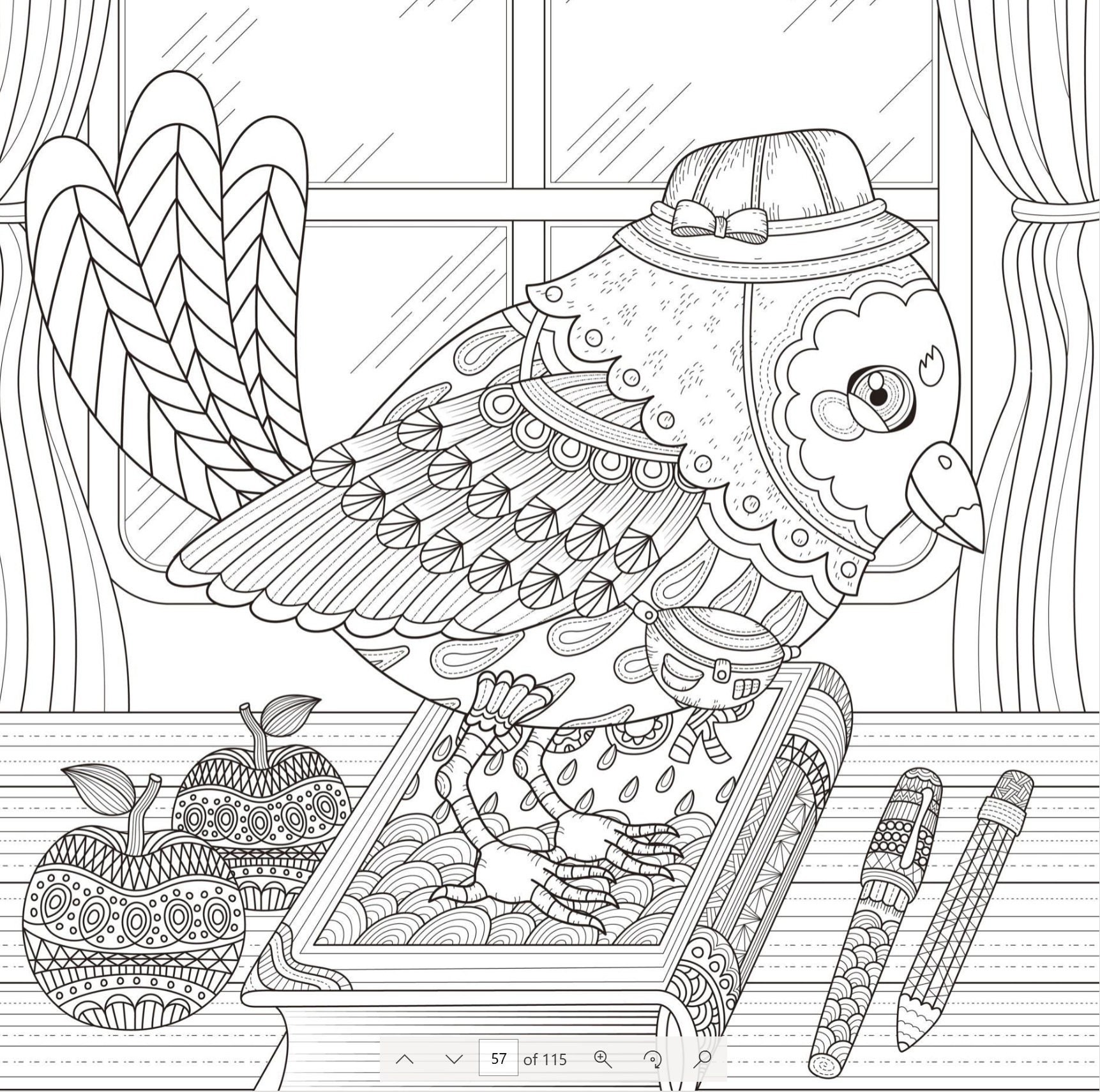 Download Wonderful Animals Coloring Book for Adults | Etsy