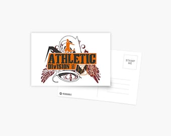 Athletische Abteilung Postkarte