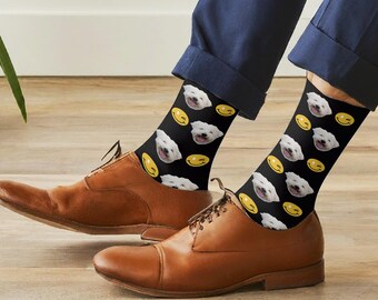 Your Pets Face on Socks - Custom Pet Photo Socks, Personalized Cat, Dog Photo Socks, Customized Socks, Gift For Mom, Birthday Gift For Dad