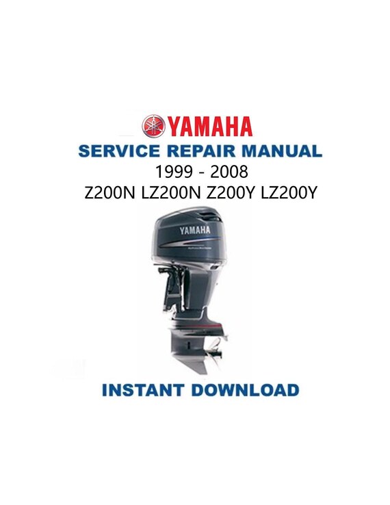 Yamaha Z200N LZ200N Z200Y LZ200Y Service Manual | 1999-2008