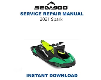 Manuale di assistenza Seadoo Spark / Guida alla riparazione Sea-Doo 2021-2025 / Download digitale immediato / PDF