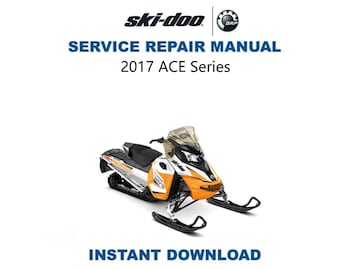 2017-2019 Skidoo 900 ACE Servicemanual | Skandic Expedition MXZ Summit Ski-Doo Reparationsguide | Direkt digital nedladdning | PDF