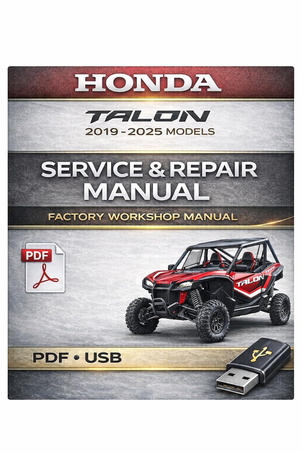 Honda Talon 1000 Service Manual | 2019–2024 UTV Repair Guide
