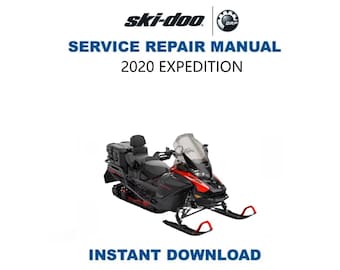 2020-2021 Skidoo Expedition 600 900 Service Manual | ACE Turbo Snowmobile Repair Guide | Instant Digital Download | Pdf