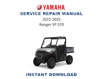 Polaris Ranger SP 570 Service Manual | 2022-2025 UTV Repair Guide | Instant Digital Download | PDF