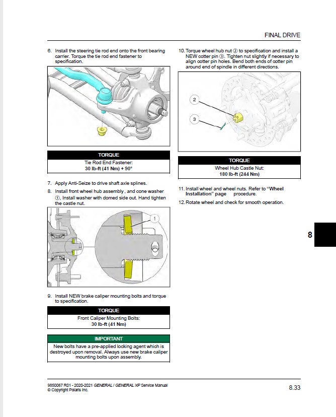 2023 POLARIS RANGER XP 1000 SERVICE MANUAL PDF FREE DOWNLOAD visual data 6