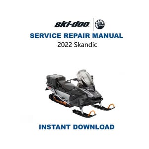 2022 Skidoo Skandic 600 900 Servicemanual | Snöskoterreparationsguide | Direkt digital nedladdning | PDF bild 1