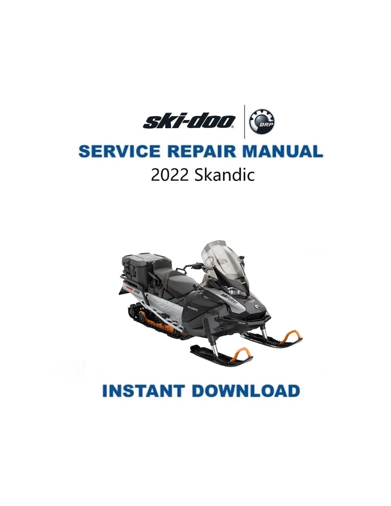2022 Skidoo Skandic 600 900 Servicemanual | Snöskoterreparationsguide | Direkt digital nedladdning | PDF bild 1