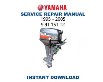 Yamaha 9.9F 15F 9.9T 15T Service Manual | 1995-2005 Outboard