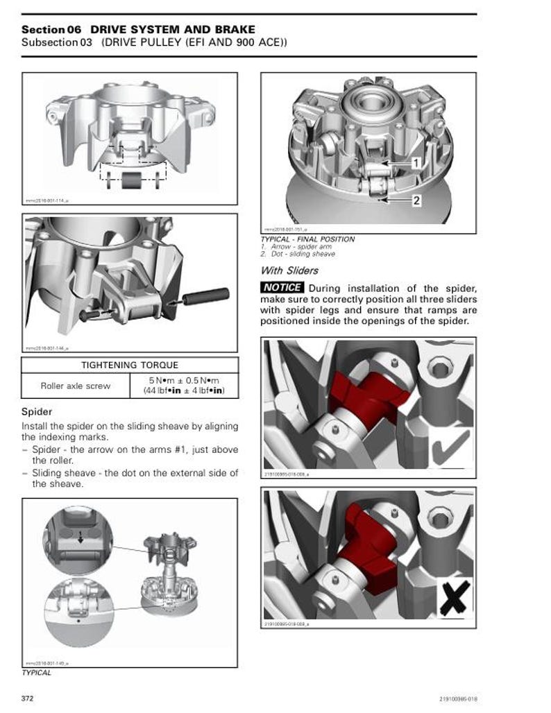 2022 Skidoo Skandic 600 900 Servicemanual | Snöskoterreparationsguide | Direkt digital nedladdning | PDF bild 10