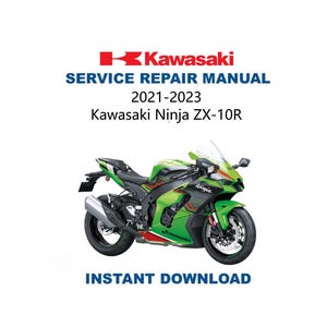 Kawasaki Ninja ZX-10R Motorcycle Service Manual | 2021-2023 | Immediate Download