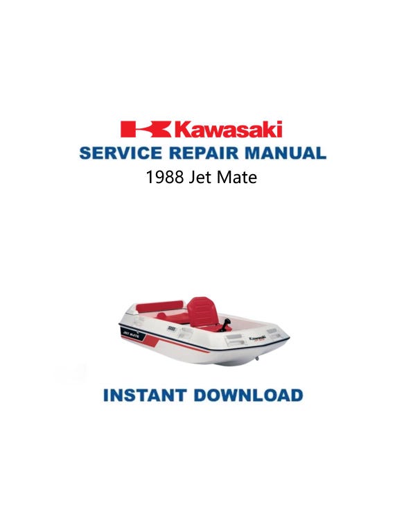 Kawasaki Jet Mate Service Manual | 1988-1992 Jetmate Repair Guide
