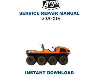 Argo XTV Servicemanual | UTV Reparationsguide 2020–2025 | Direkt digital nedladdning | PDF