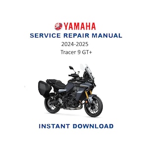 Yamaha Tracer 9 Service Manual Pdf - Etsy