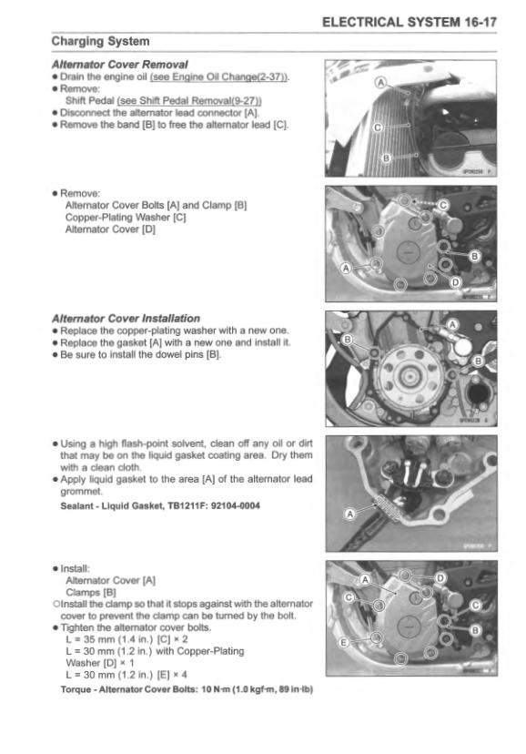 Kawasaki KX 250 Service Manual | 2021-2024 KX250X Repair Guide