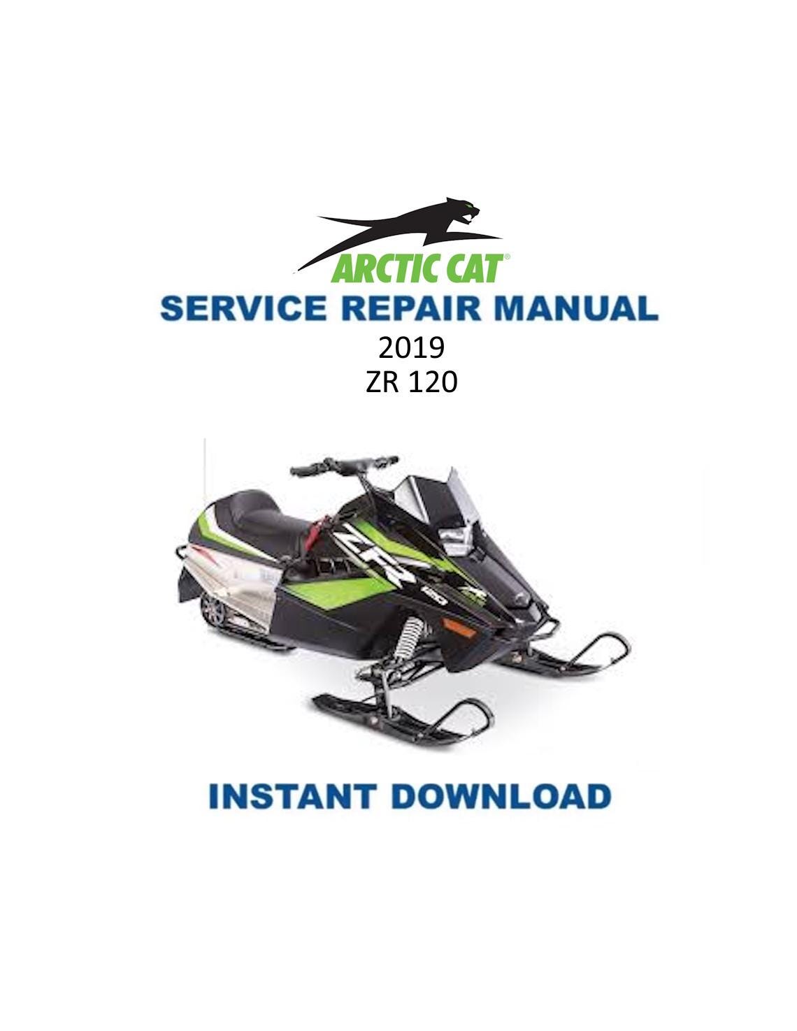 2019-2024 Arctic ZR120 Kitty Cat Service Manual | Snowmobile