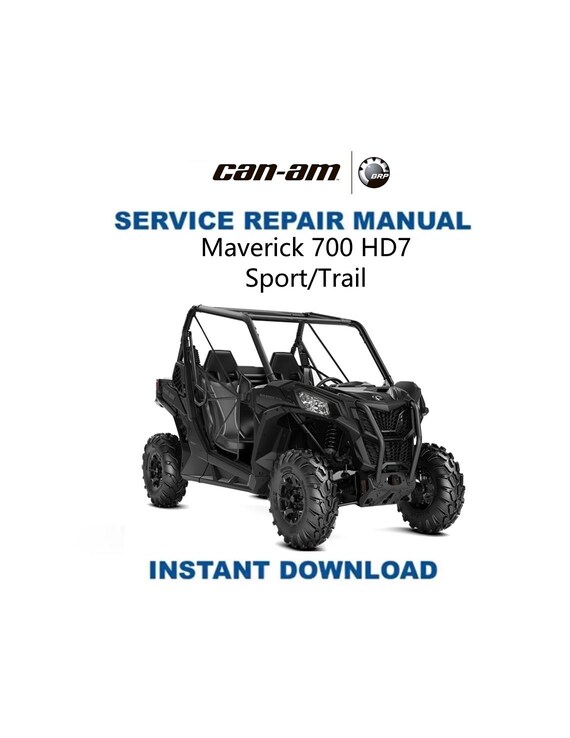 Can Am Maverick 700 HD7 Service Manual | 2023-2025 Repair Guide