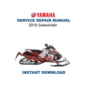 2018-2021 Yamaha Sidewinder Service Manual | Snowmobile Repair Guide | Instant Digital Download | PDF