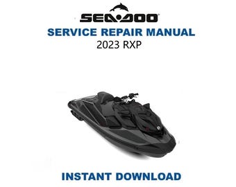 Manual de Serviço do Seadoo RXP-X 300 | Guia de Reparo Sea-Doo 2023-2025 | Download Digital Instantâneo | PDF