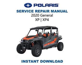 Polaris GENERAL XP XP4 Service Manual | 2020-2024 UTV Repair Guide | Instant Digital Download | Pdf