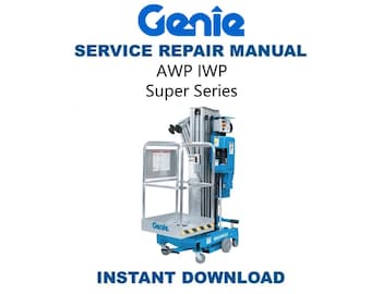 Genie 15S 20S 25S 30S 36S 40S Liftservicehandleiding | Reparatiehandleiding hoogwerker IWP Super Series | Directe digitale download | Pdf