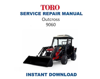 Toro Outcross 9060 Mower Service Repair Manual | Instant Digital Download | PDF
