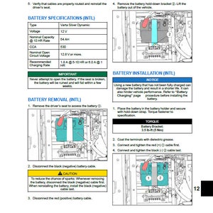2010 POLARIS RANGER 800 XP SERVICE MANUAL visual data 4