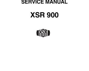 Yamaha XSR 900 Service Manual | 2022-2025 Motorcycle Repair Guide