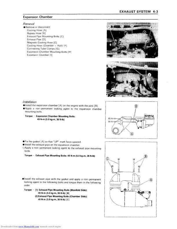 Kawasaki Jetski 1100 Zxi Service Manual | 1996-2002 | Jet Ski