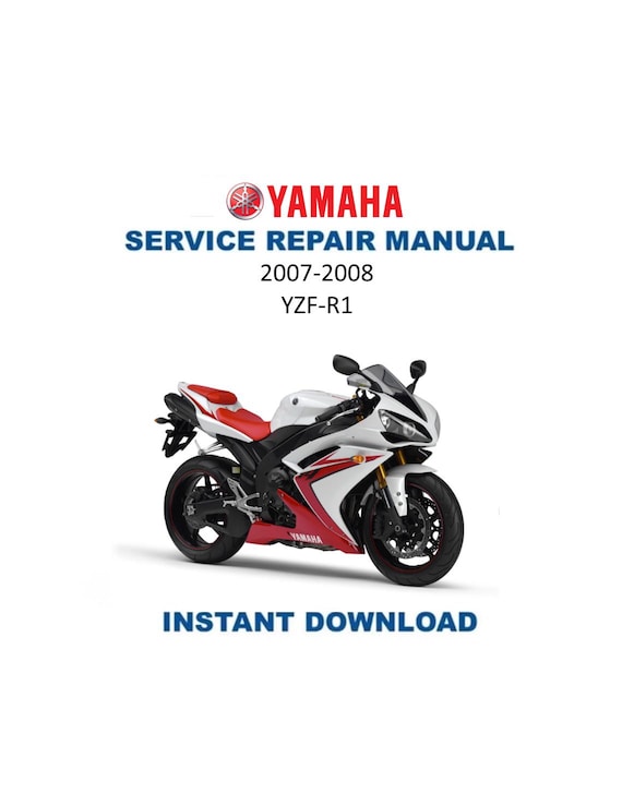 Yamaha YZF-R1 Service Manual | 2007-2008 R1S Motorcycle Repair