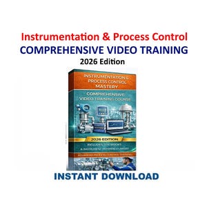 Instrumentation & Process Control Course | Video Training, Textbooks | 2026 Edition | Digital Download PDF