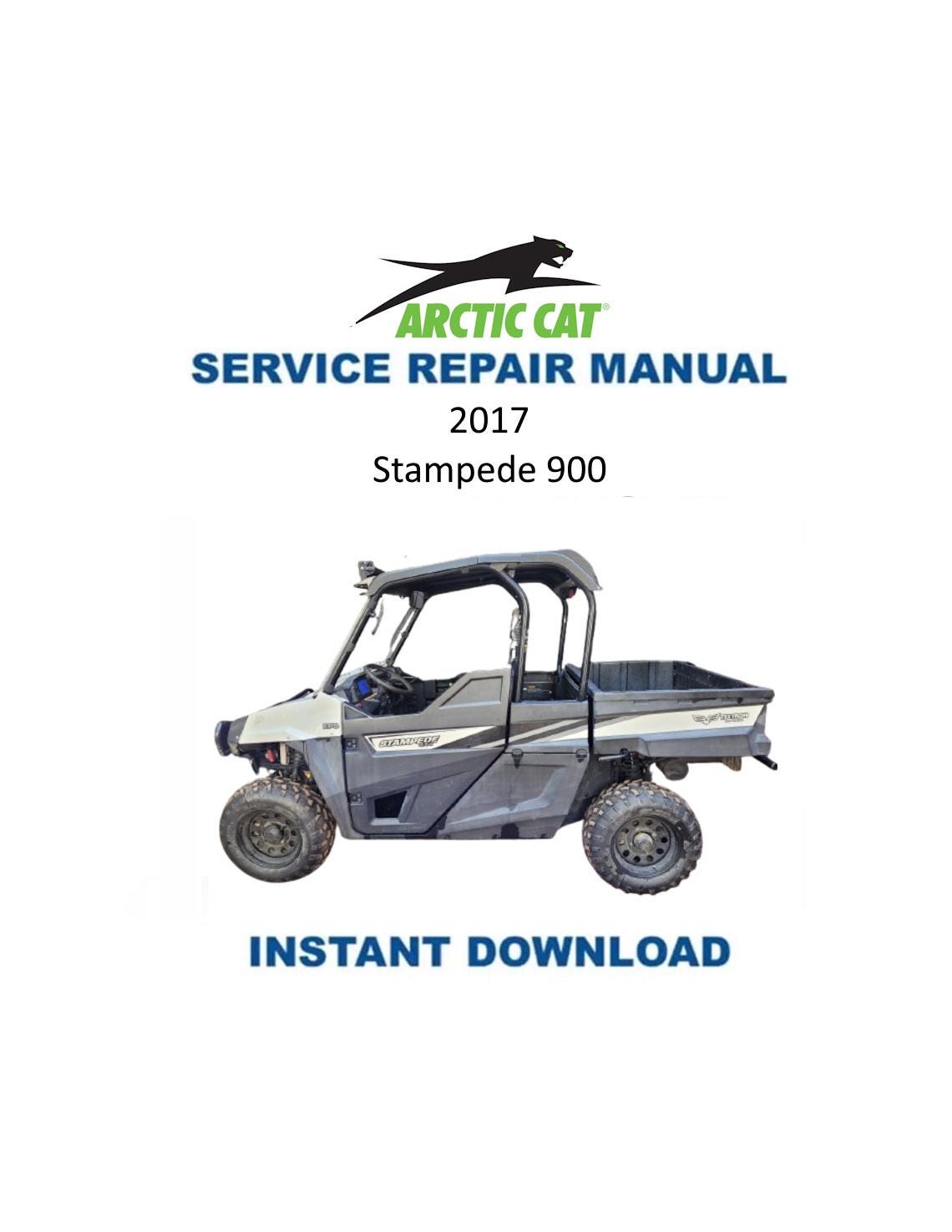 2017-2020 Textron Stampede 900 Service Manual | Arctic Cat UTV