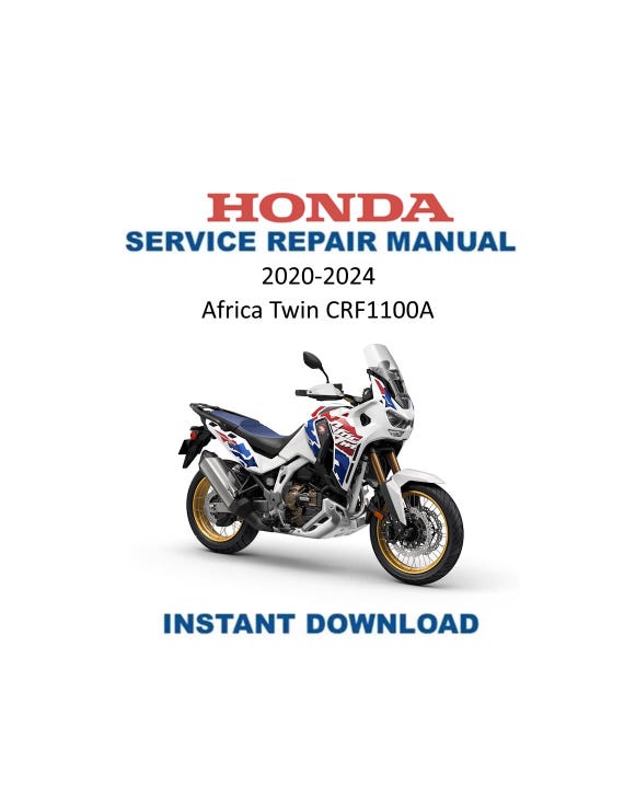 Honda Africa Twin CRF1100 Service Manual | 2020–2024 Motorcycle