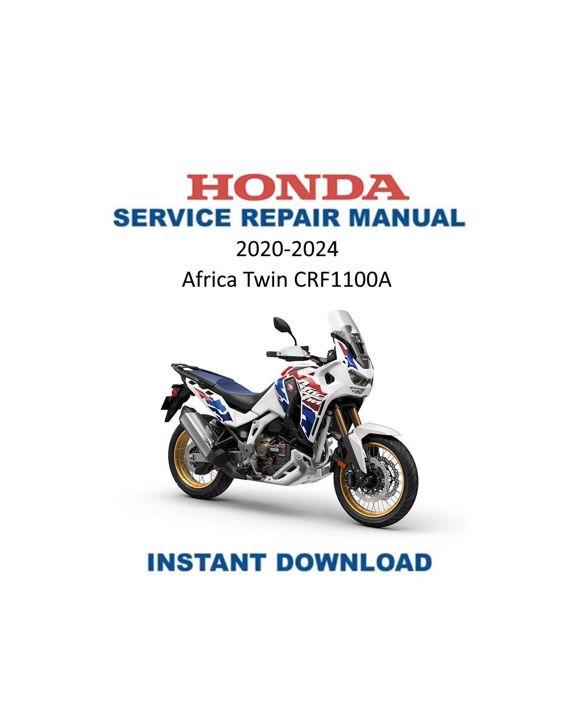 Honda Africa Twin CRF1100 Service Manual | 2020–2024 Motorcycle