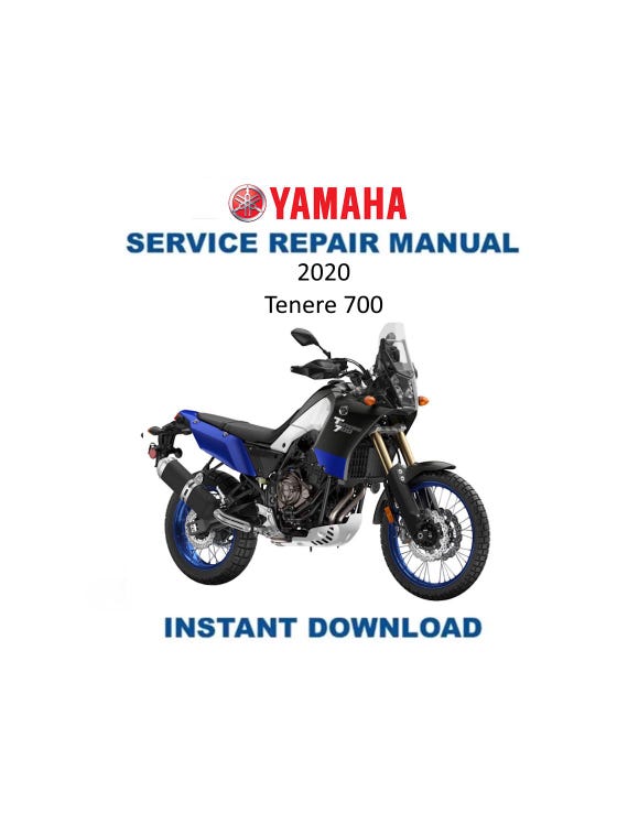テネレ700 Tenere700 サービスマニュアル 2024 YAMAHA Tenere 700 Service Manual | Japan | Paper | 2023