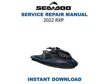 Seadoo RXP Service Manual | 2022-2025 Sea-Doo Repair Guide | Instant Digital Download | PDF