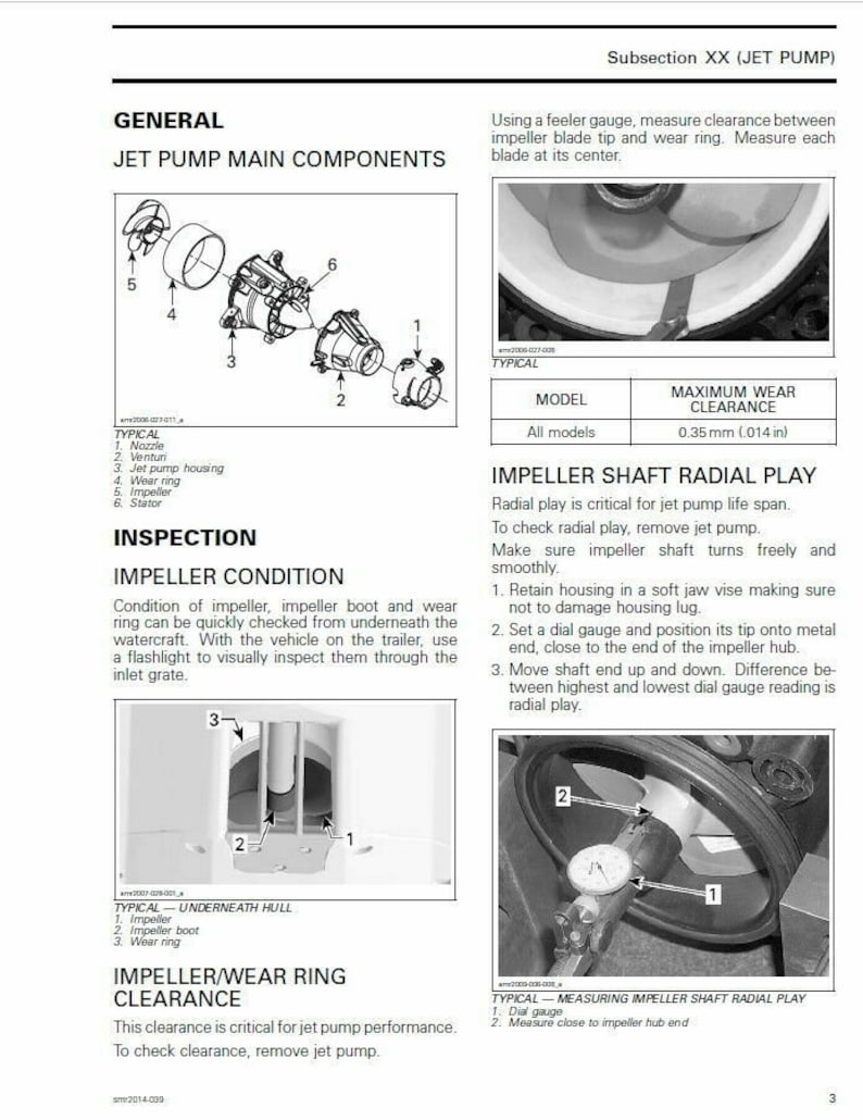 Manual de Serviço do Seadoo Spark | Guia de Reparo Sea-Doo 2014 | Download Digital Instantâneo | PDF imagem 3