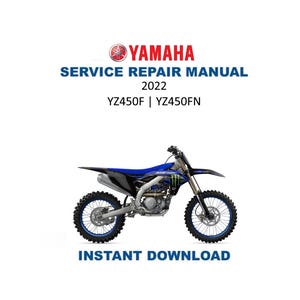 Yamaha YZ450F Service Manual | 2022 | YZ450FN | Immediate Download