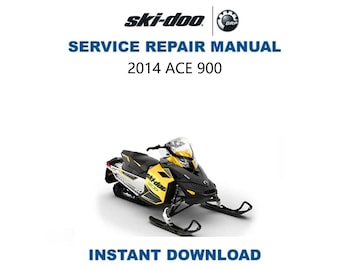 2014-2017 Skidoo REV 900 ACE Servicemanual | MXZ Renegade Expedition Summit Snöskoter Reparationsguide | Direkt digital nedladdning | Pdf