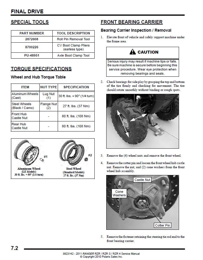 2014 RZR 800 SERVICE MANUAL PDF visual data 7