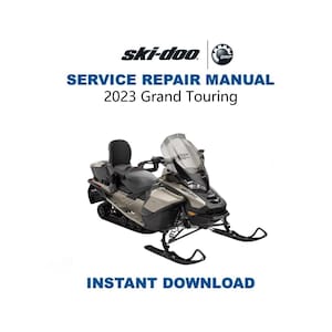 Manual de servicio de Skidoo Grand Touring 2023 / Incluye manual del motor ACE 600 900 / Descarga digital instantánea / PDF imagen 1
