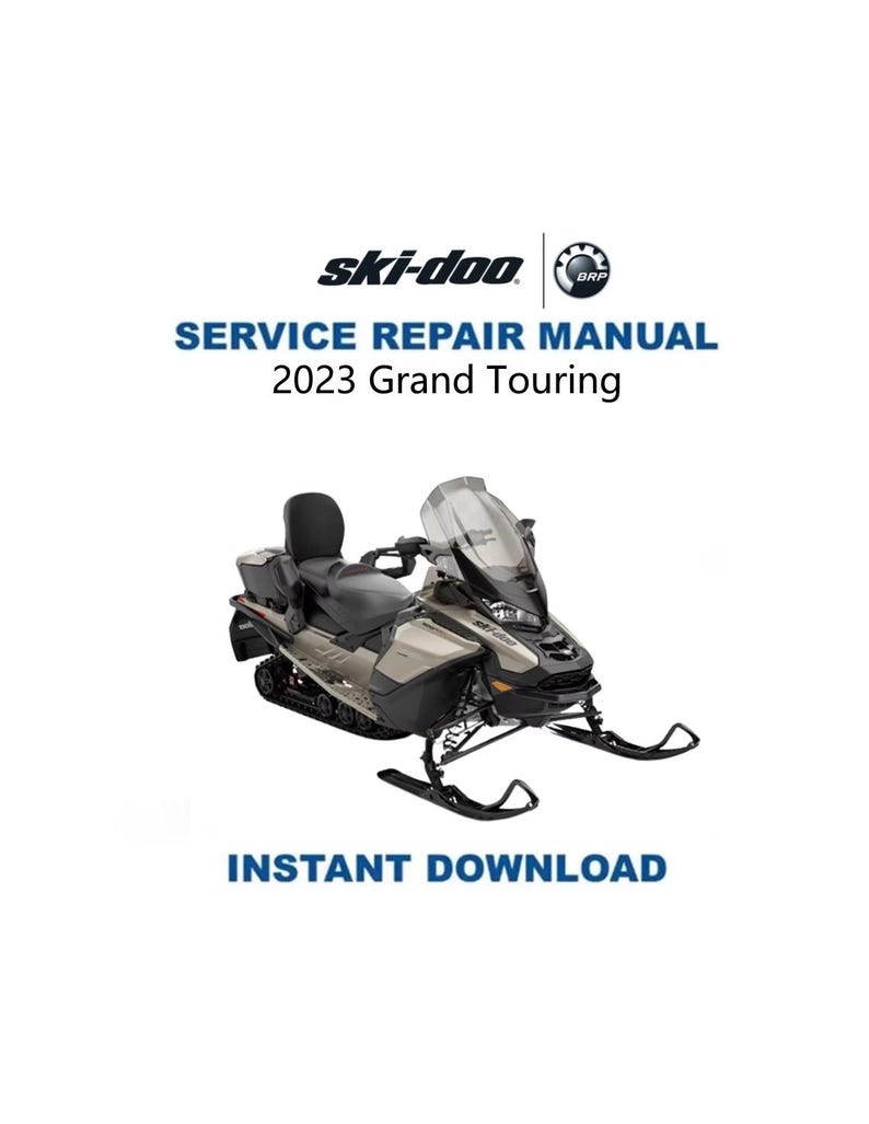 Manual de servicio de Skidoo Grand Touring 2023 / Incluye manual del motor ACE 600 900 / Descarga digital instantánea / PDF imagen 1