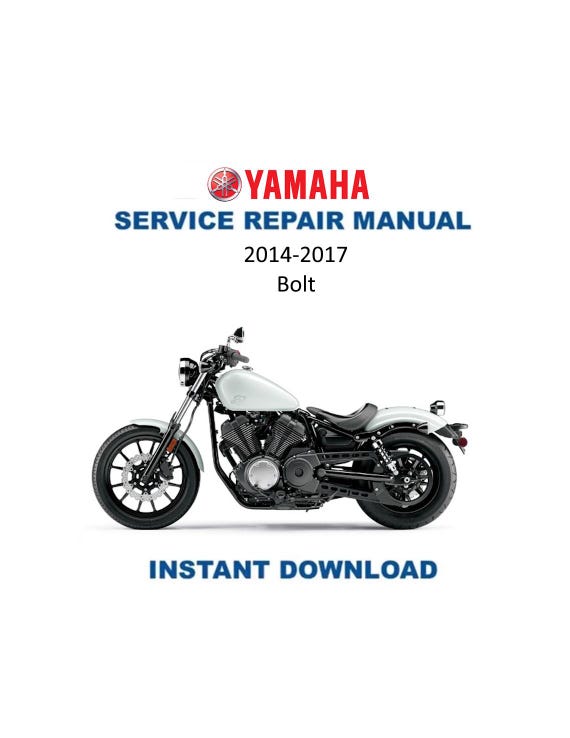 YAMAHA Bolt 950 Service Handbuch | 2014-2017 XVS950C Motorrad