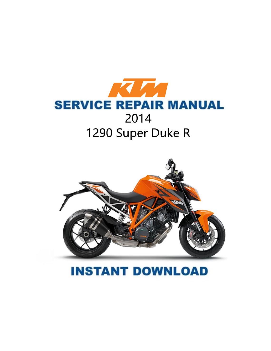 KTM 1290 Super Duke R サービスマニュアル | 2014-2017 | バイク修理 