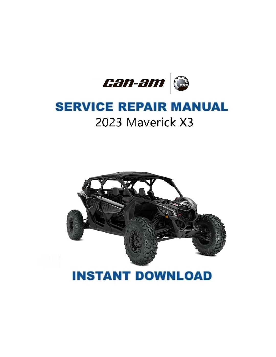 Can Am Maverick X3 X RS/X DS Service Manual | Turbo R | 2023-2025